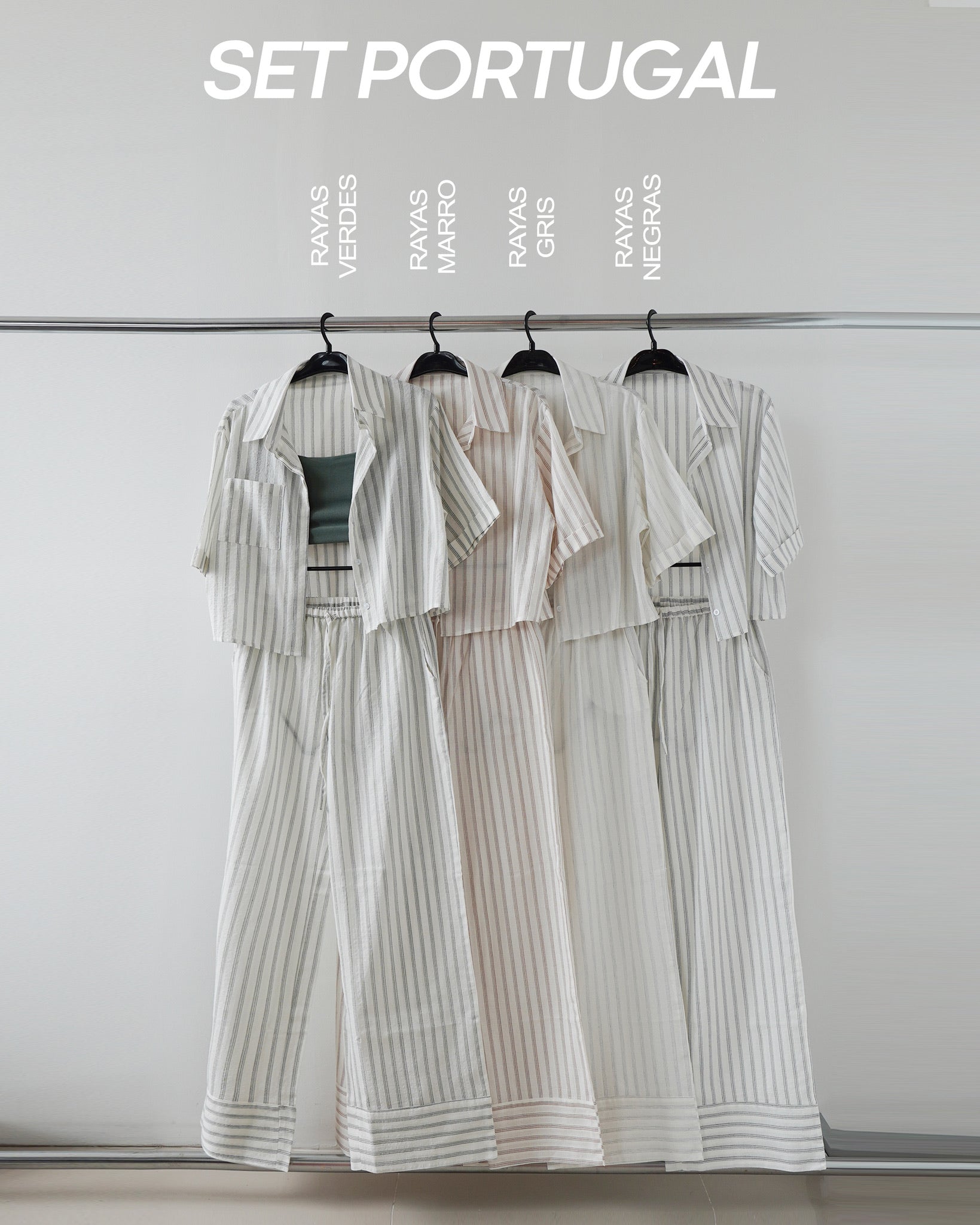 SET PORTUGAL - RAYAS GRIS