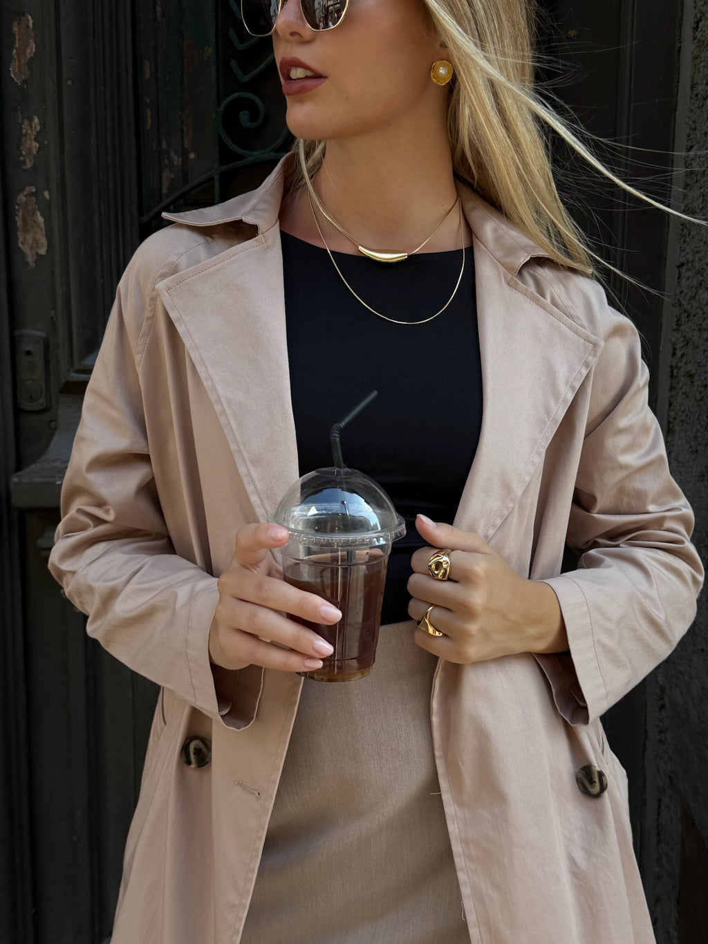 GABARDINA CLASICA - LATTE