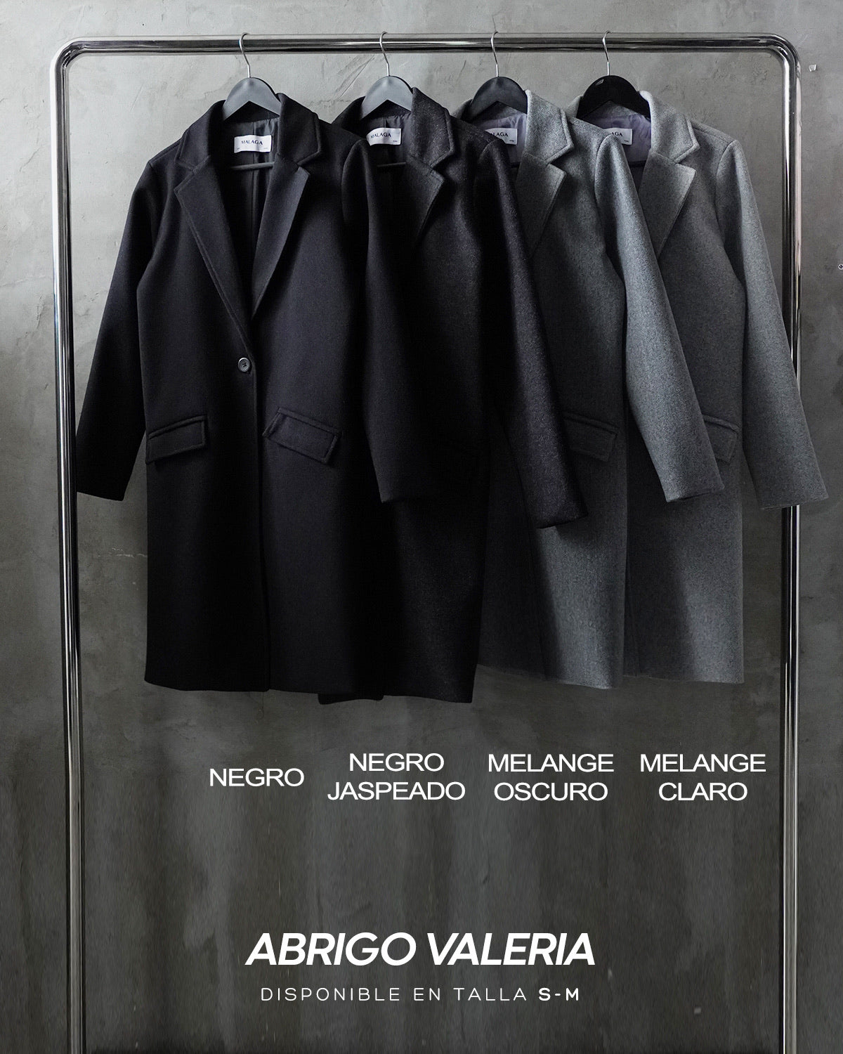 ABRIGO VALERIA - NEGRO