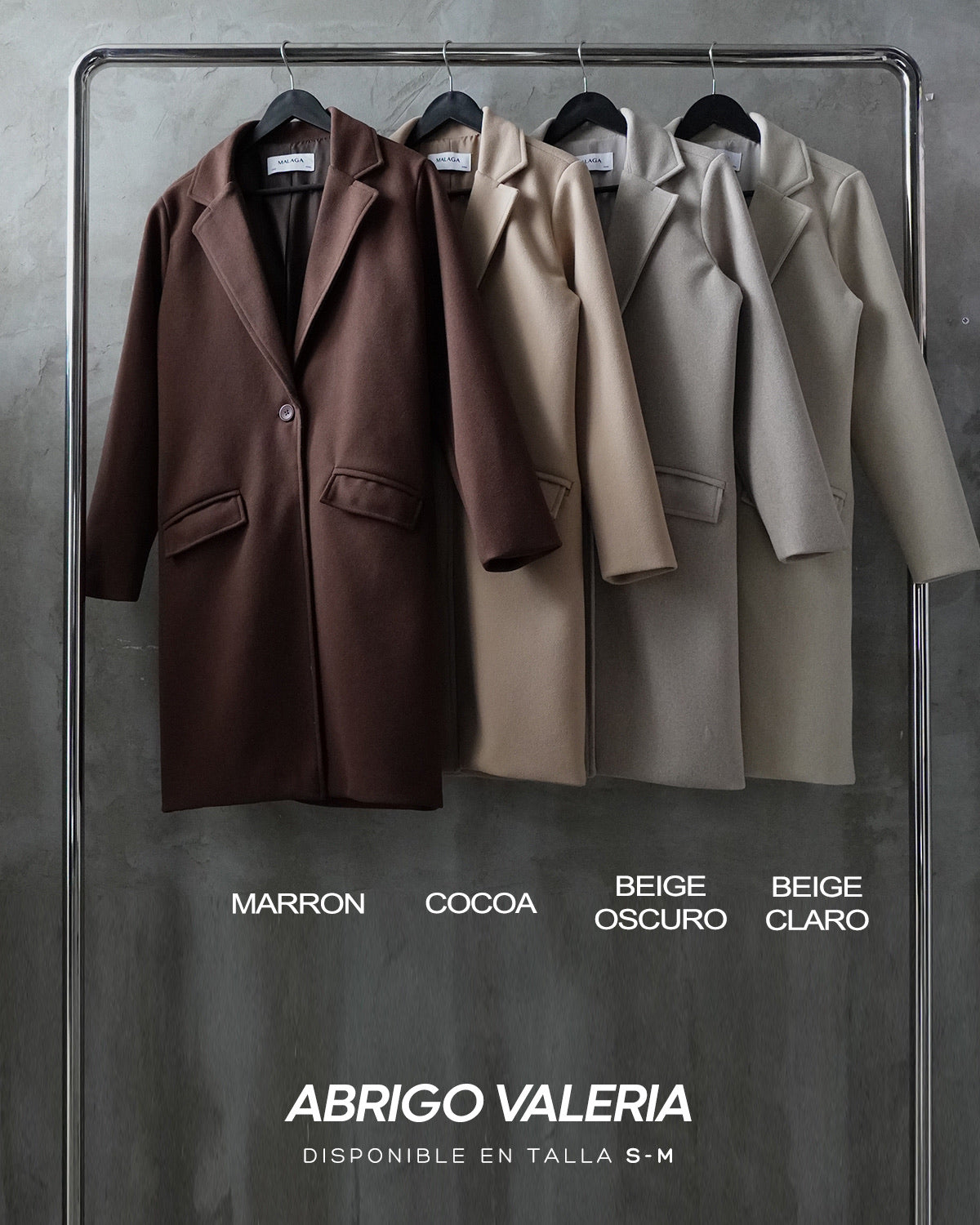 ABRIGO VALERIA - MARRON