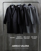 ABRIGO VALERIA - NEGRO JASPEADO