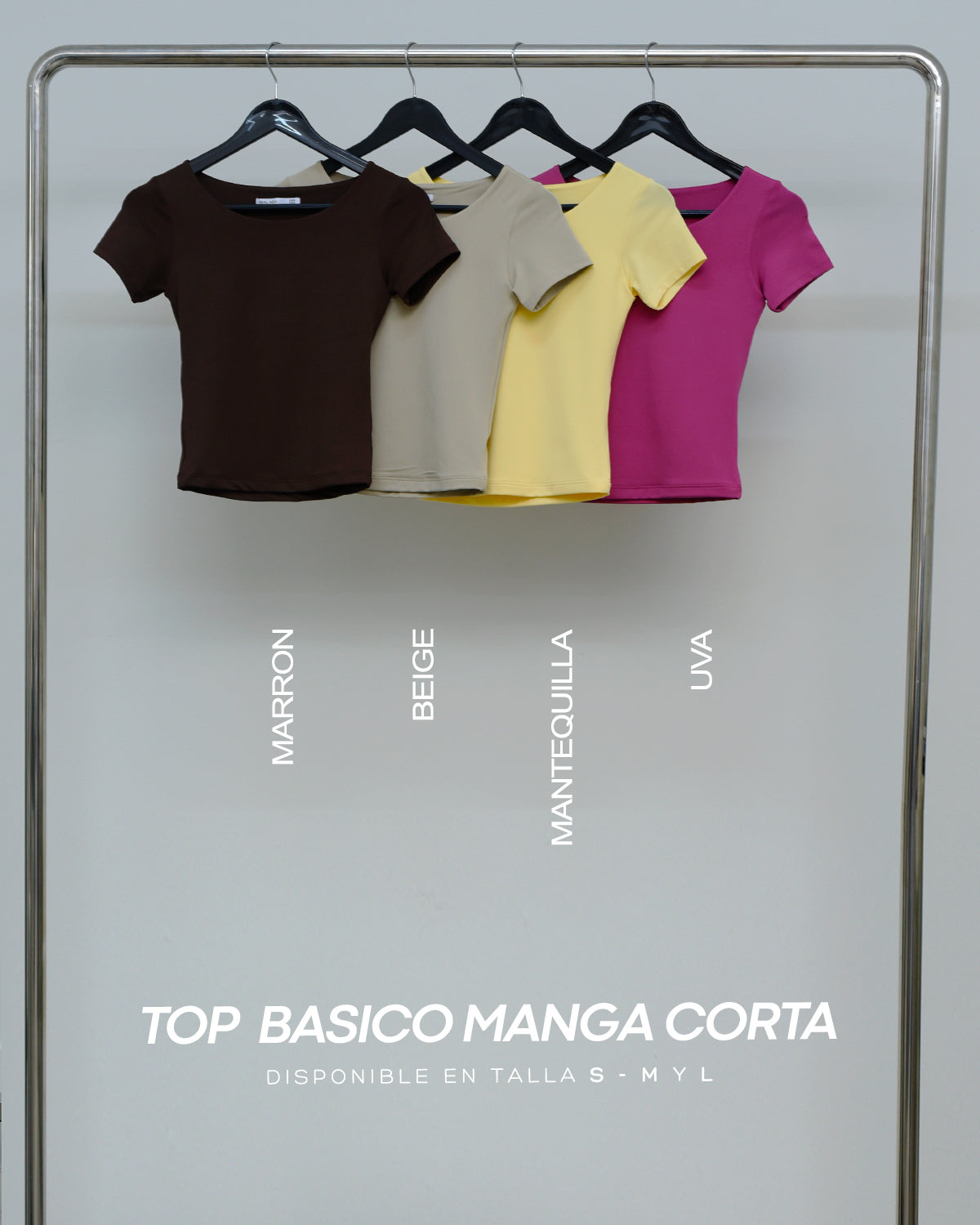 TOP BASICO MANGA CORTA