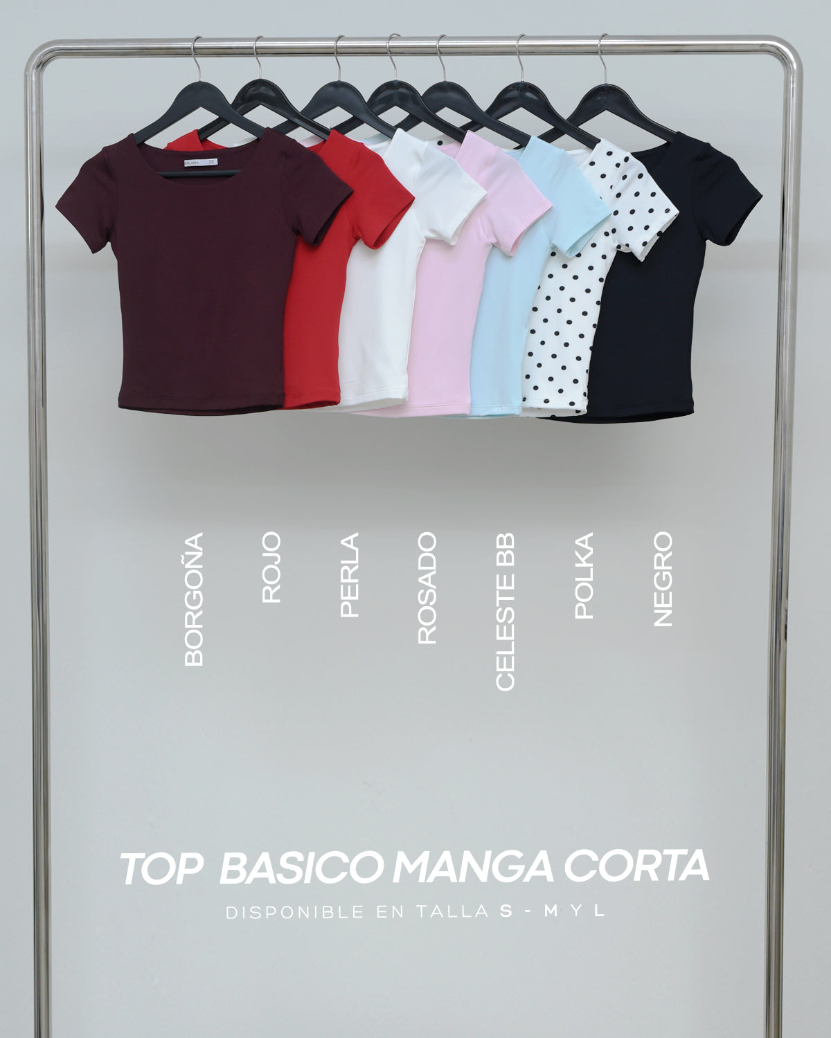 TOP BASICO MANGA CORTA