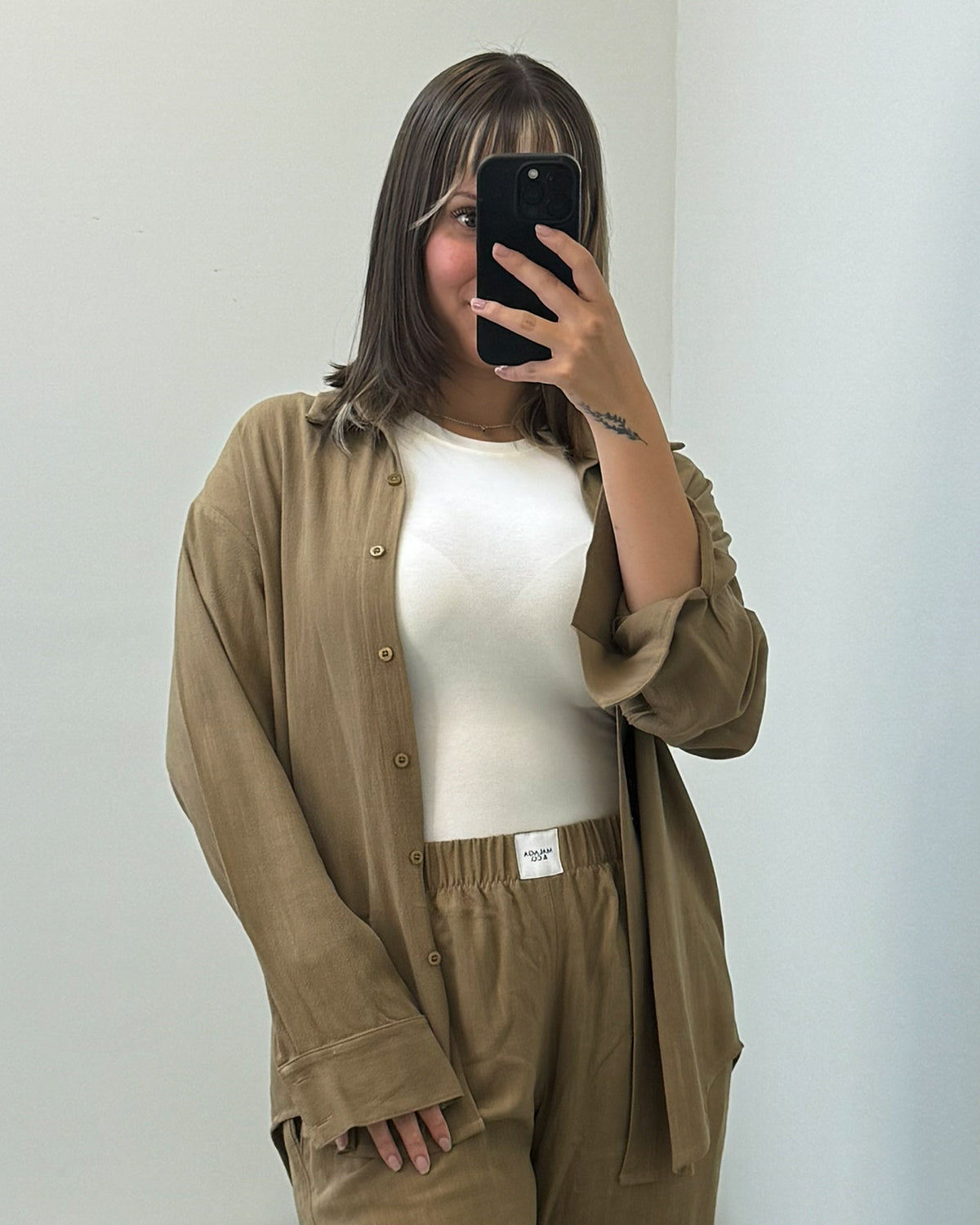 CAMISA OVERSIZE LINO