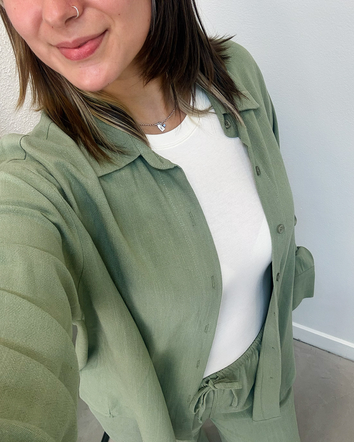 CAMISA OVERSIZE LINO