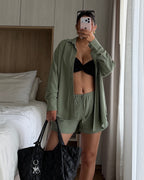 CAMISA OVERSIZE LINO