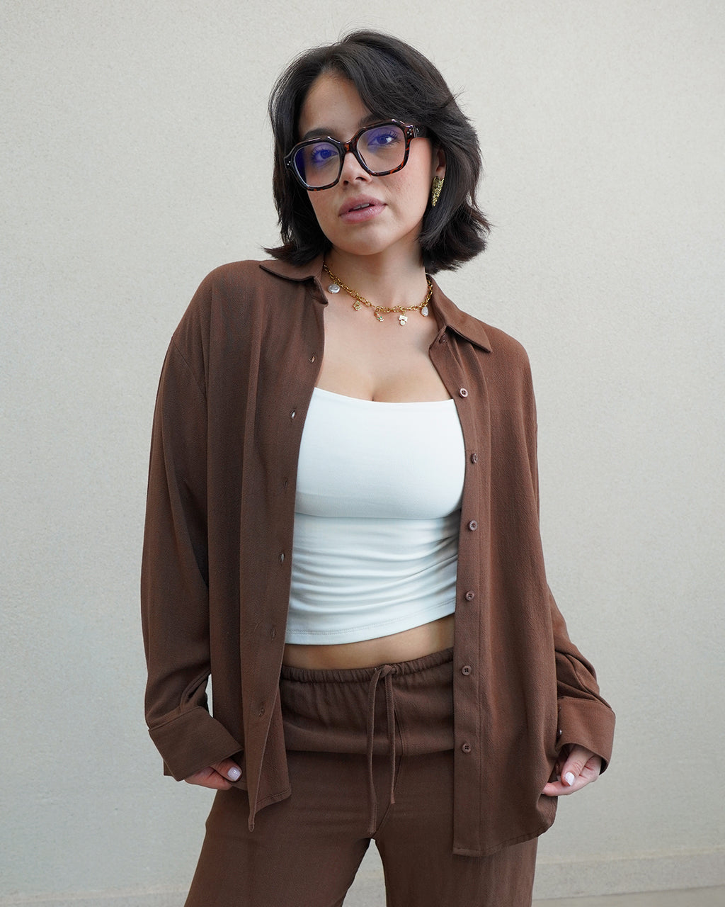 CAMISA OVERSIZE LINO