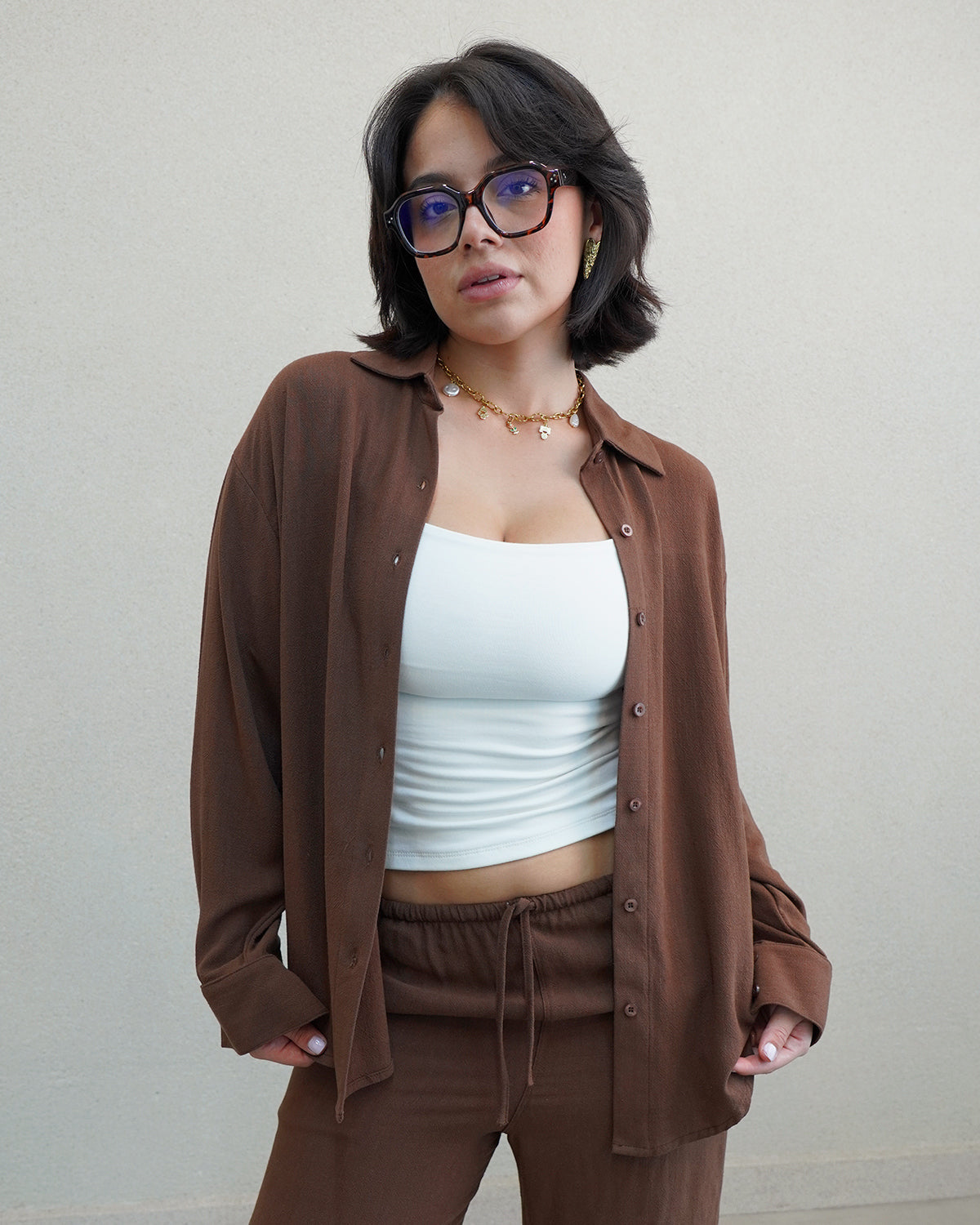 CAMISA OVERSIZE LINO