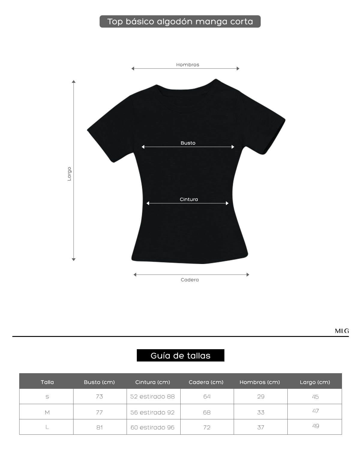 TOP BASICO ALGODON MANGA CORTA