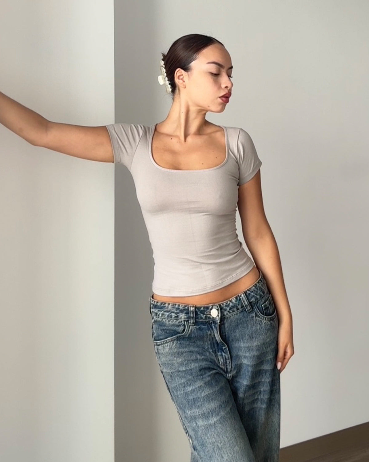 TOP BRIELLA MANGA CORTA