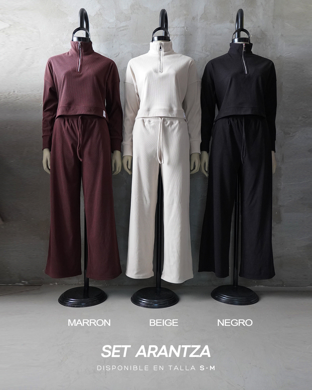 SET ARANTZA - NEGRO
