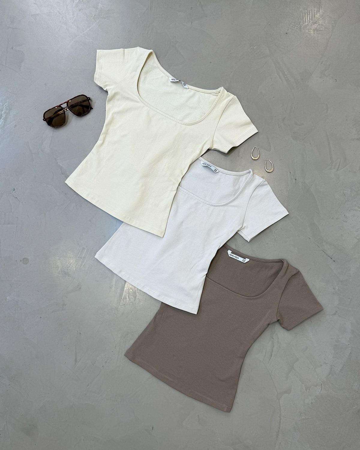 TOP BRIELLA MANGA CORTA