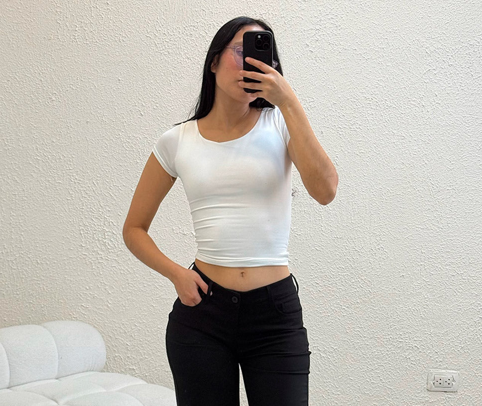 TOP BASICO MANGA CORTA
