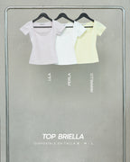 TOP BRIELLA MANGA CORTA