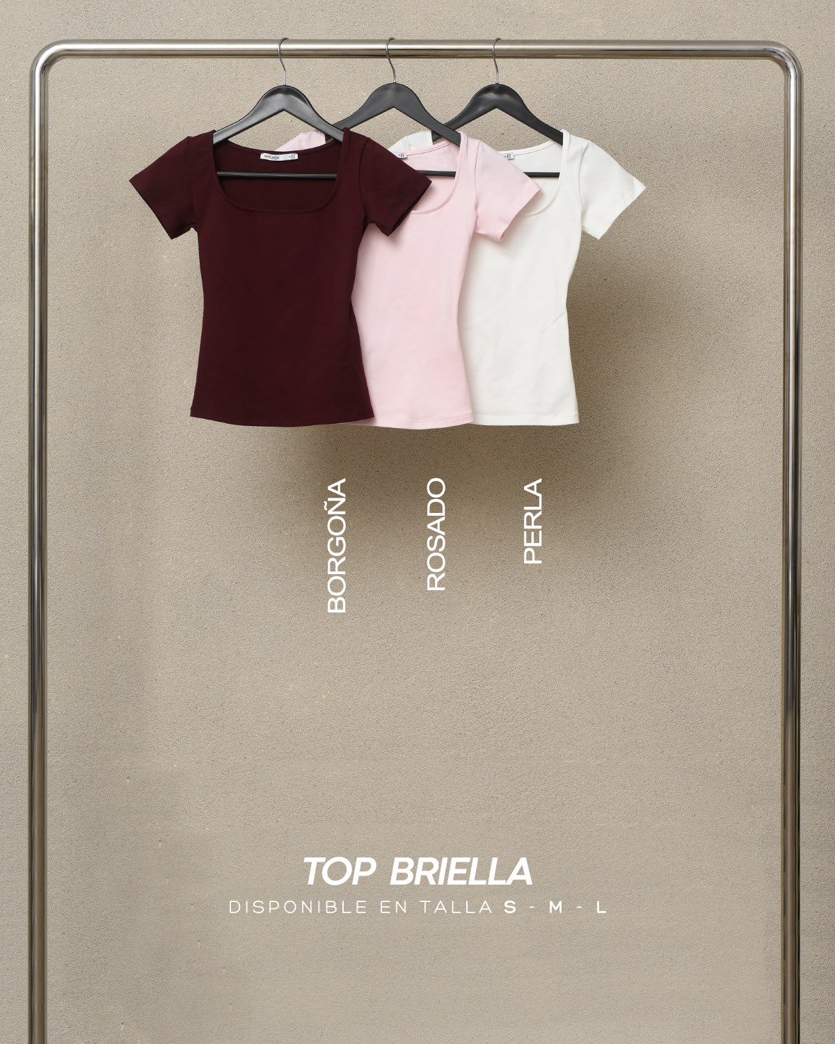 TOP BRIELLA MANGA CORTA