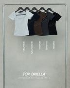 TOP BRIELLA MANGA CORTA