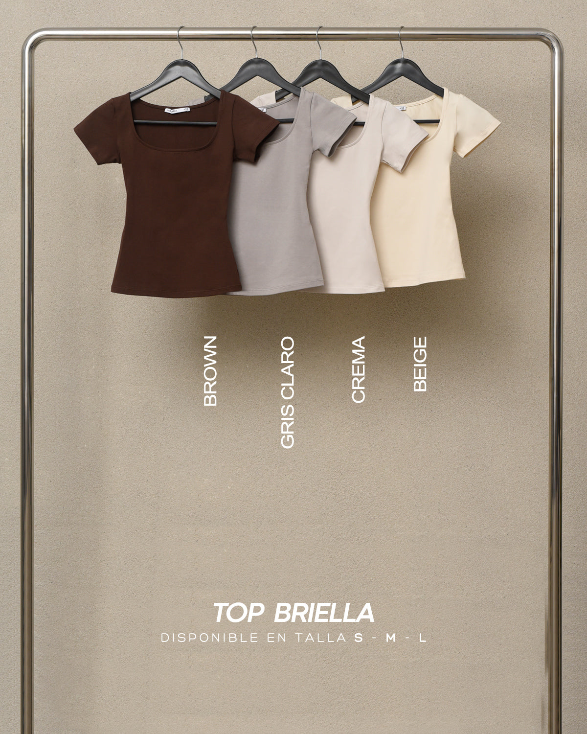 TOP BRIELLA MANGA CORTA