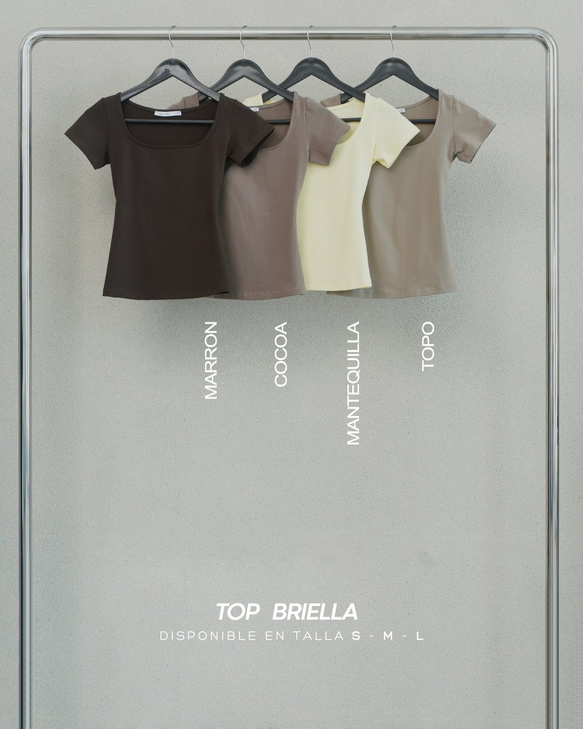 TOP BRIELLA MANGA CORTA