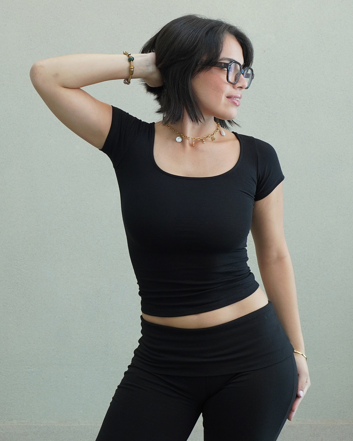 TOP BRIELLA MANGA CORTA