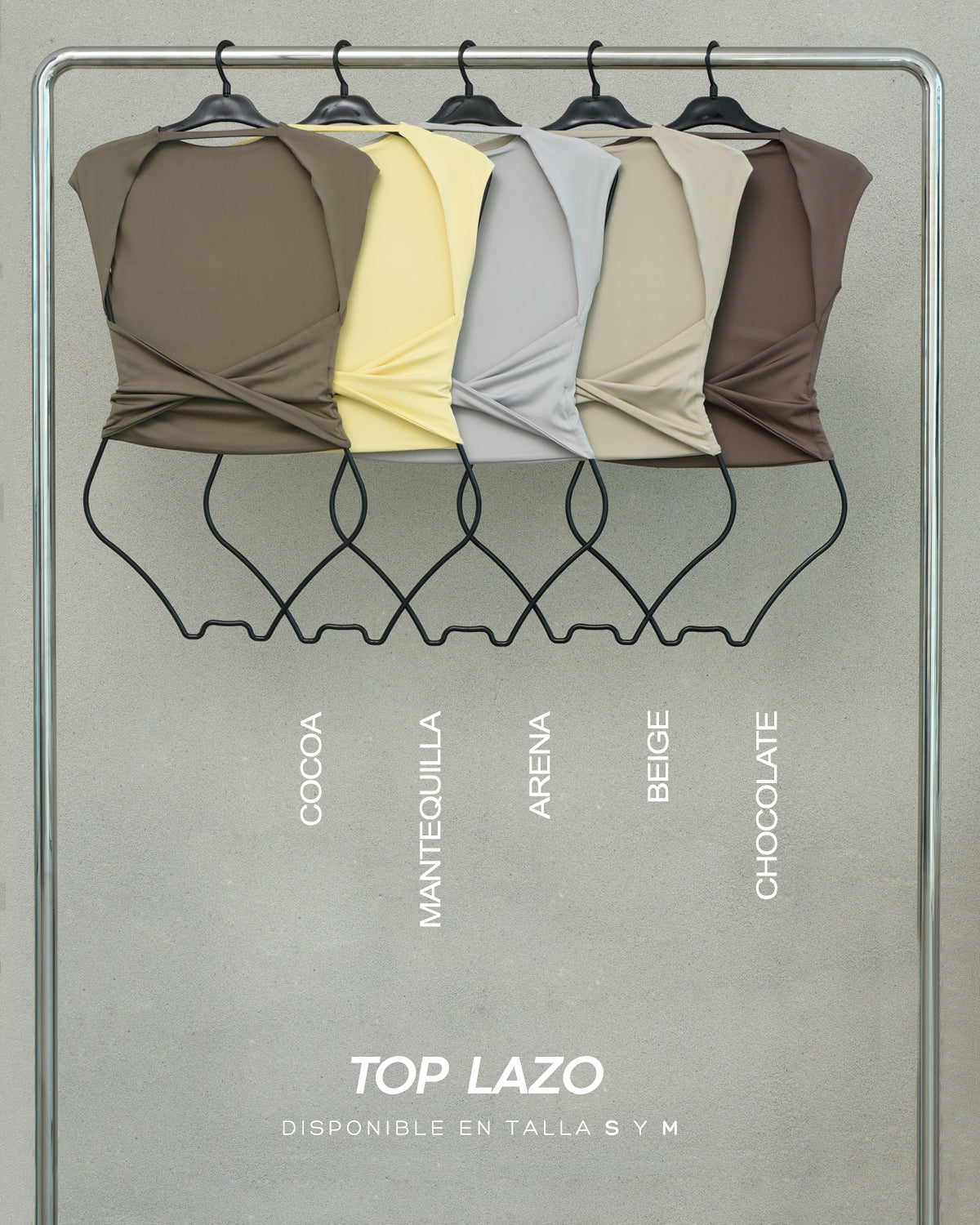 TOP LAZO MANGA CORTA
