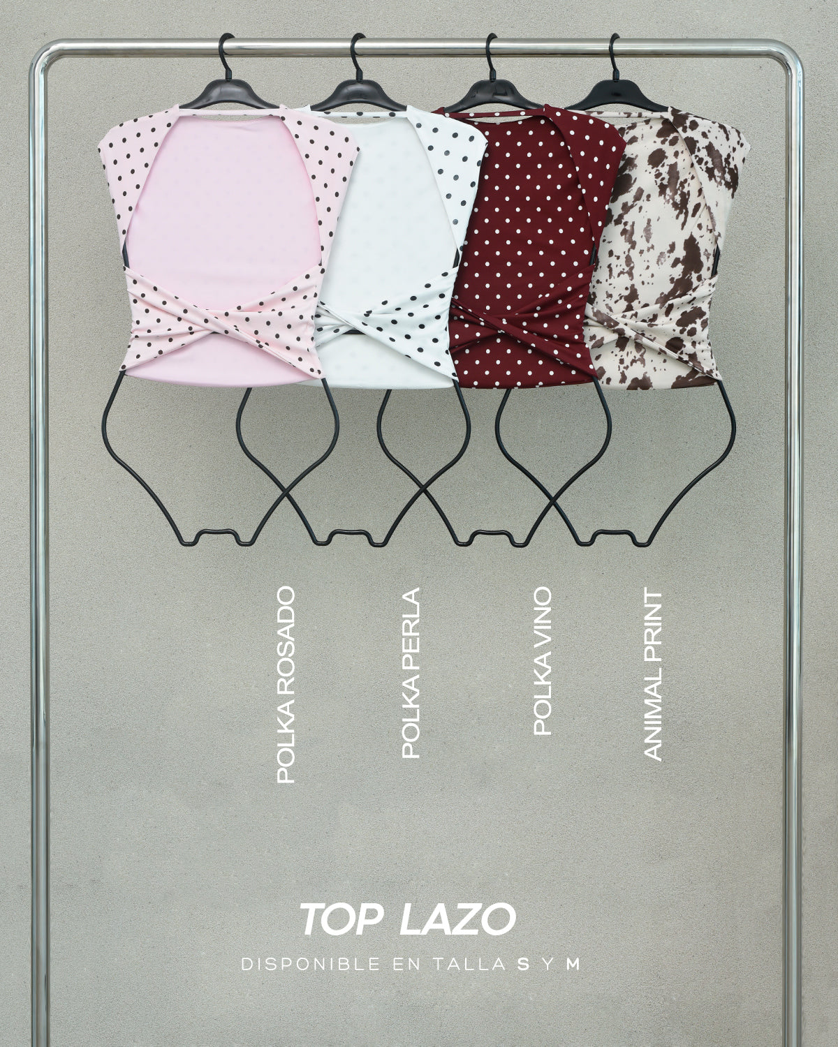 TOP LAZO MANGA CORTA