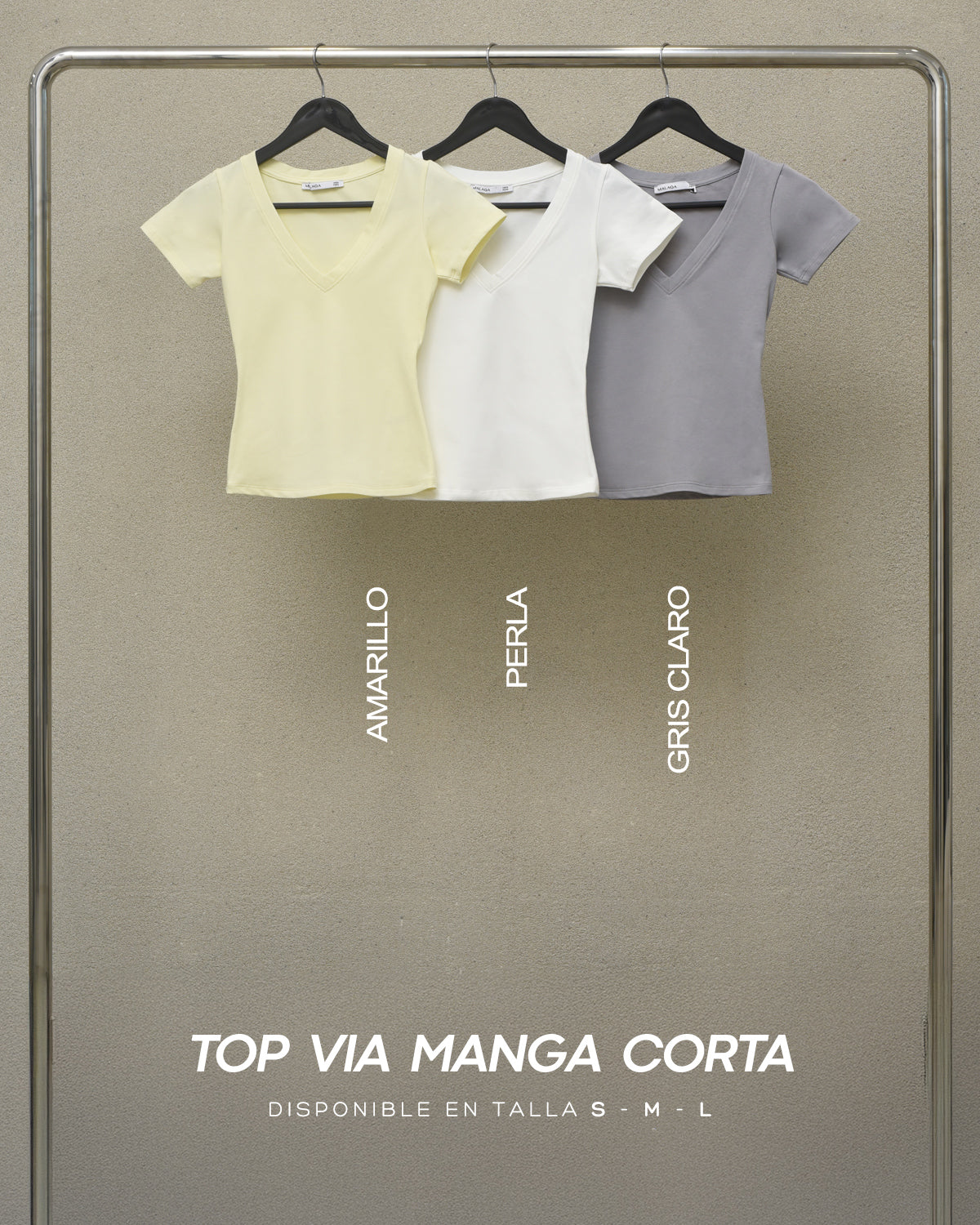 TOP VIA MANGA CORTA