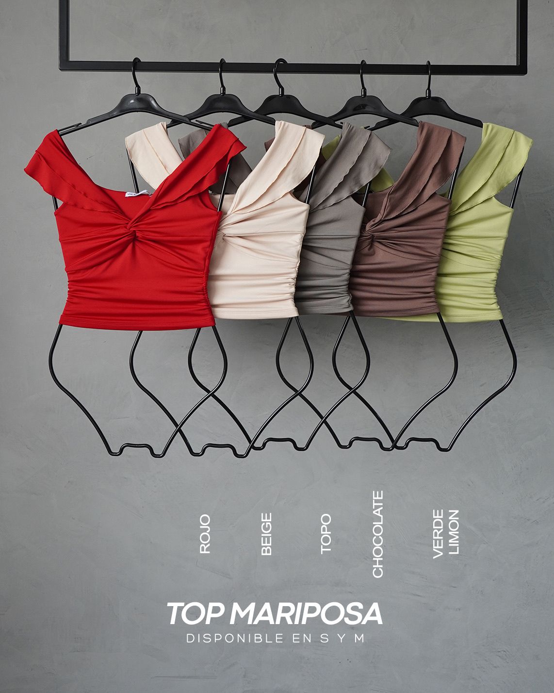 TOP MARIPOSA - VERDE LIMON