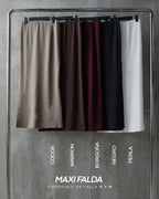 FALDA MAXI FALDA CLASICA - COCOA