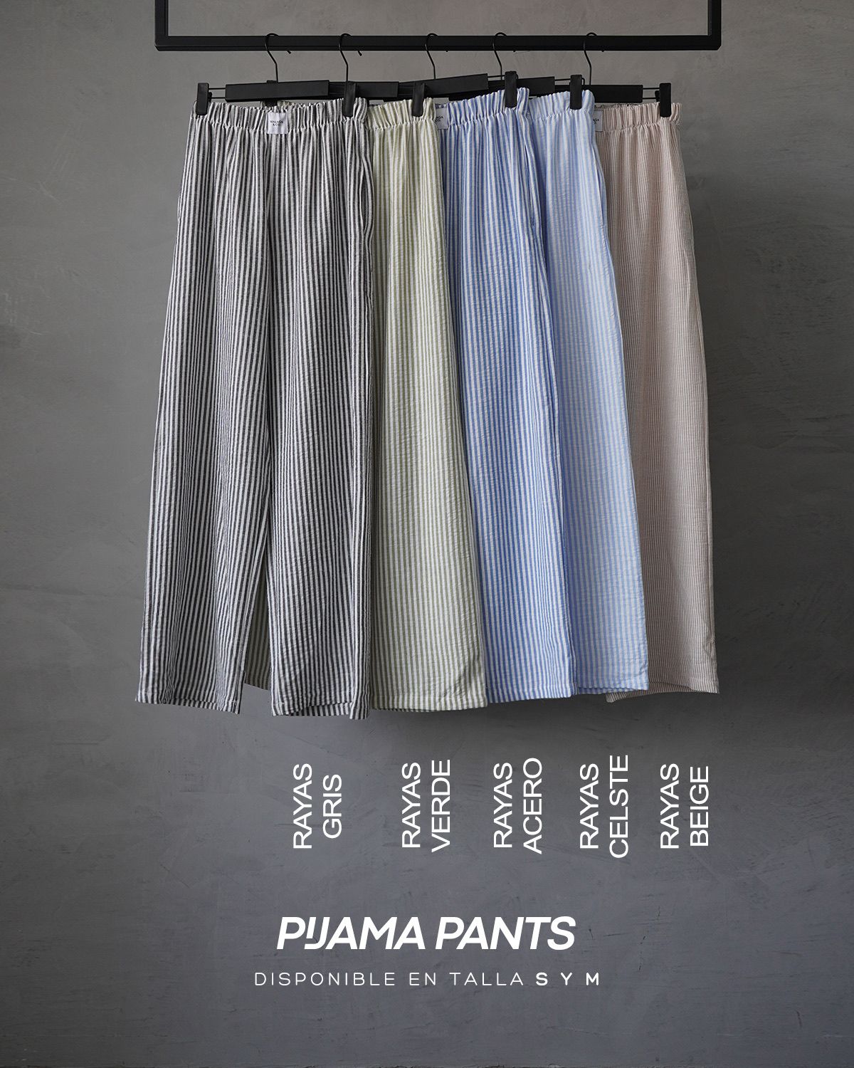 PIJAMA PANTS - RAYAS VERDE