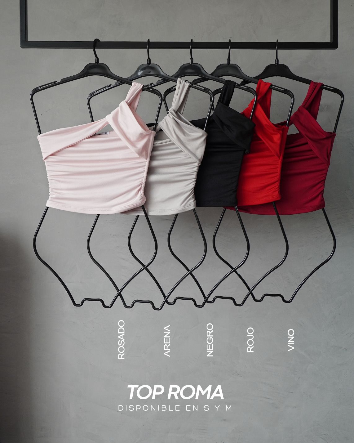 TOP ROMA - ROSADO