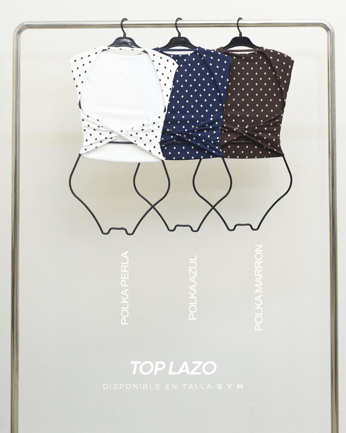 TOP LAZO MANGA CORTA