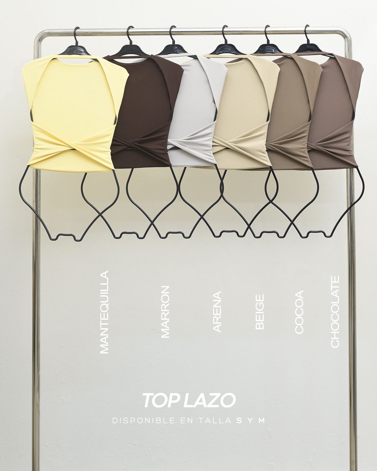 TOP LAZO MANGA CORTA