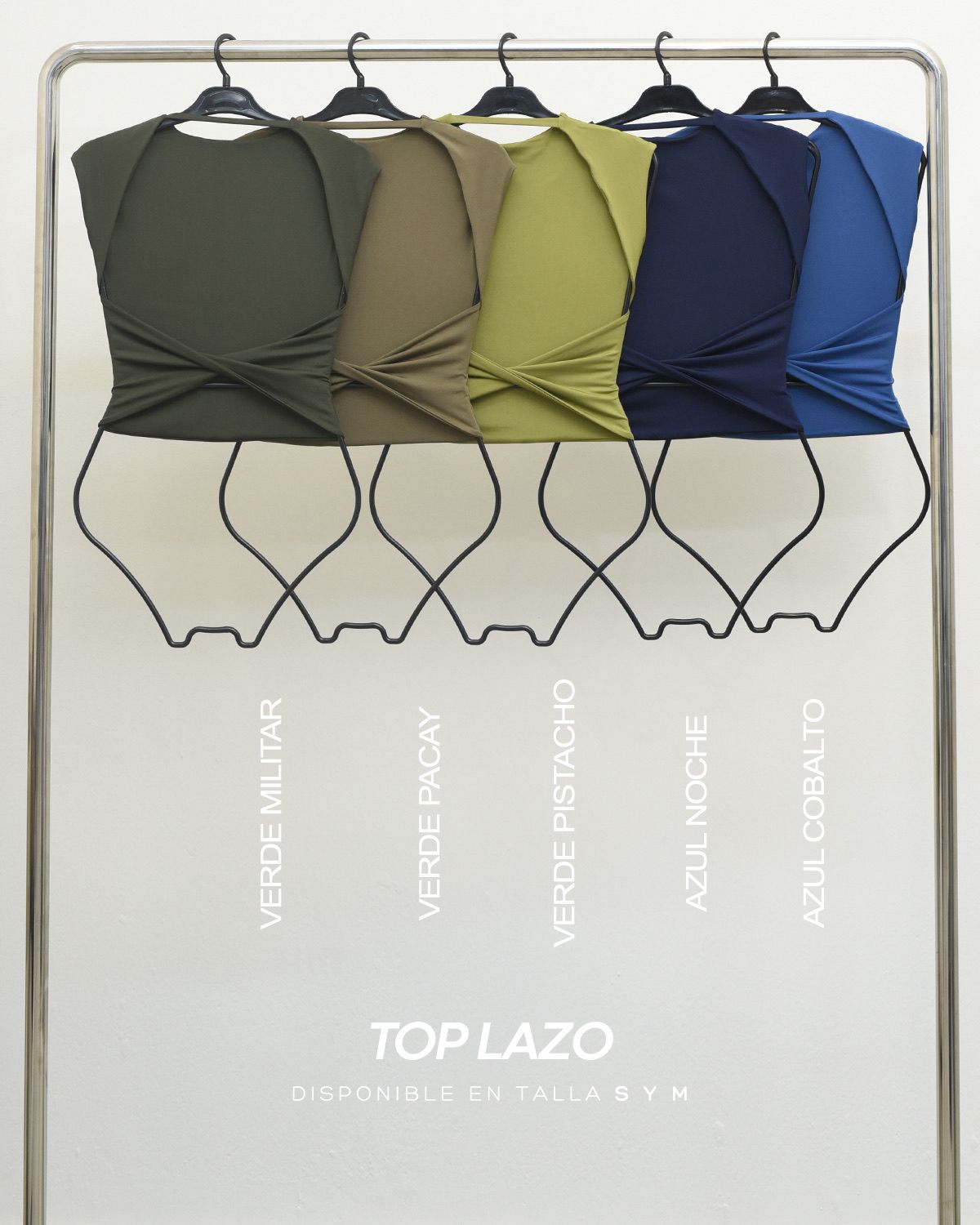 TOP LAZO MANGA CORTA