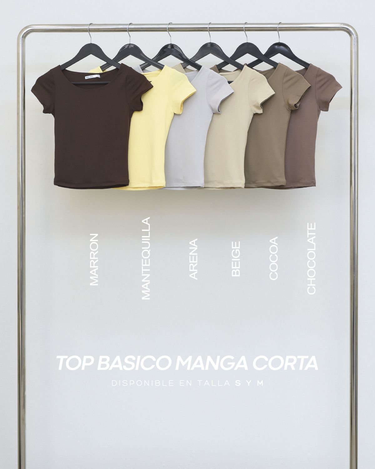 TOP BASICO MANGA CORTA