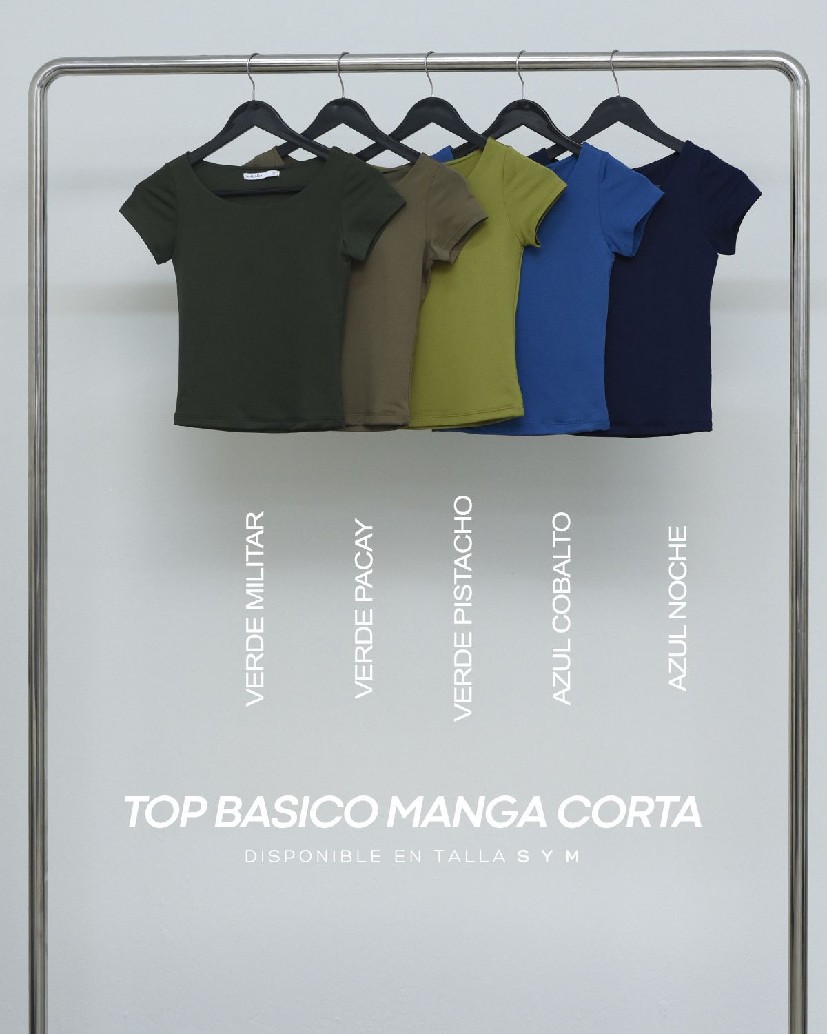 TOP BASICO MANGA CORTA