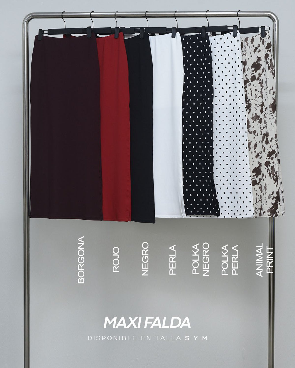 FALDA MAXI FALDA CLASICA - AZUL NOCHE