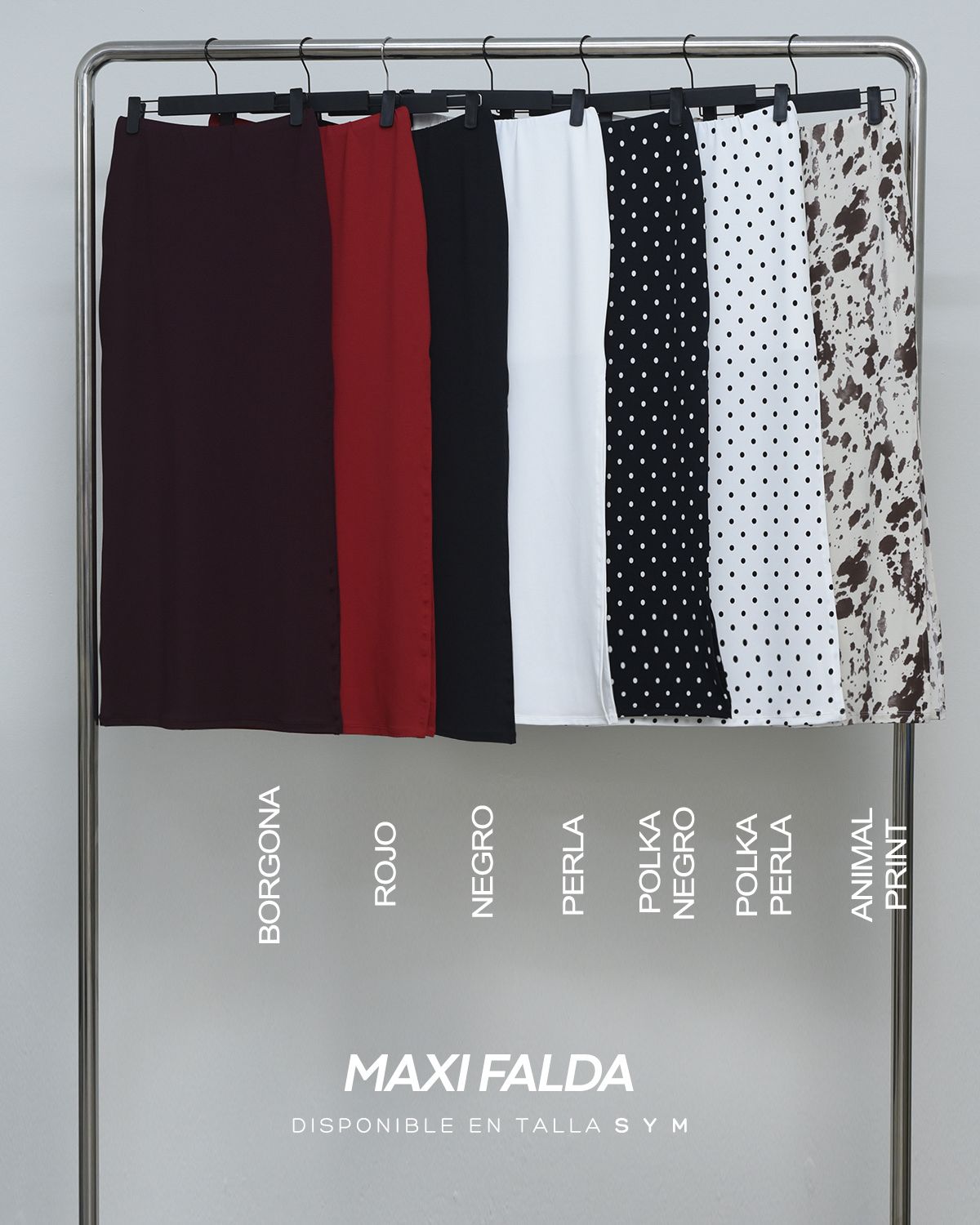 FALDA MAXI FALDA CLASICA - AZUL NOCHE