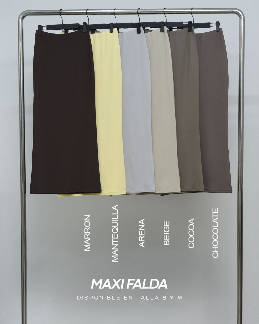 FALDA MAXI FALDA CLASICA - AZUL NOCHE