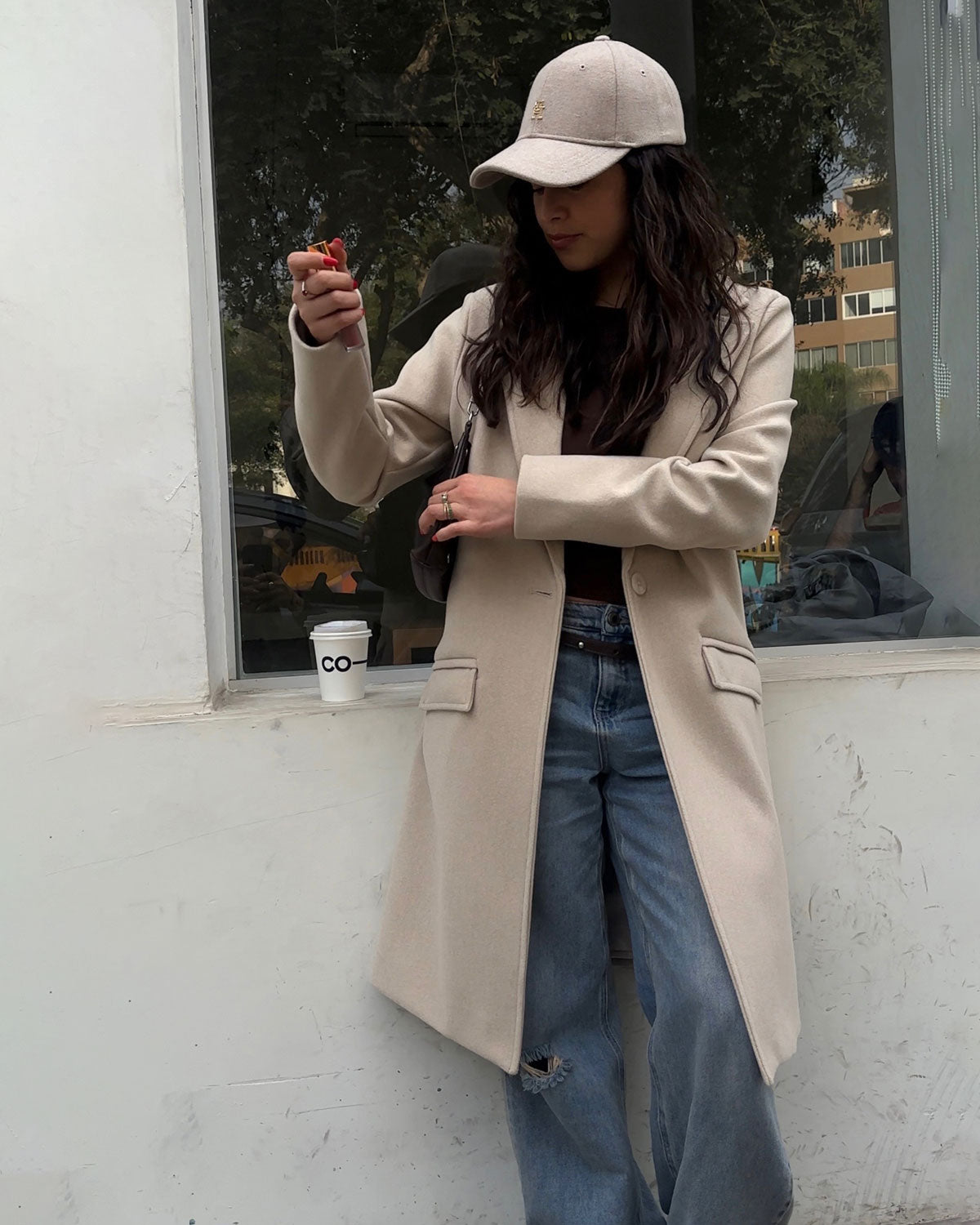 ABRIGO VALERIA - BEIGE CLARO