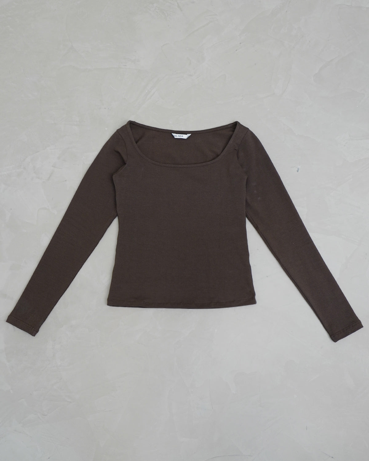 TOP BRIELLA - MARRON