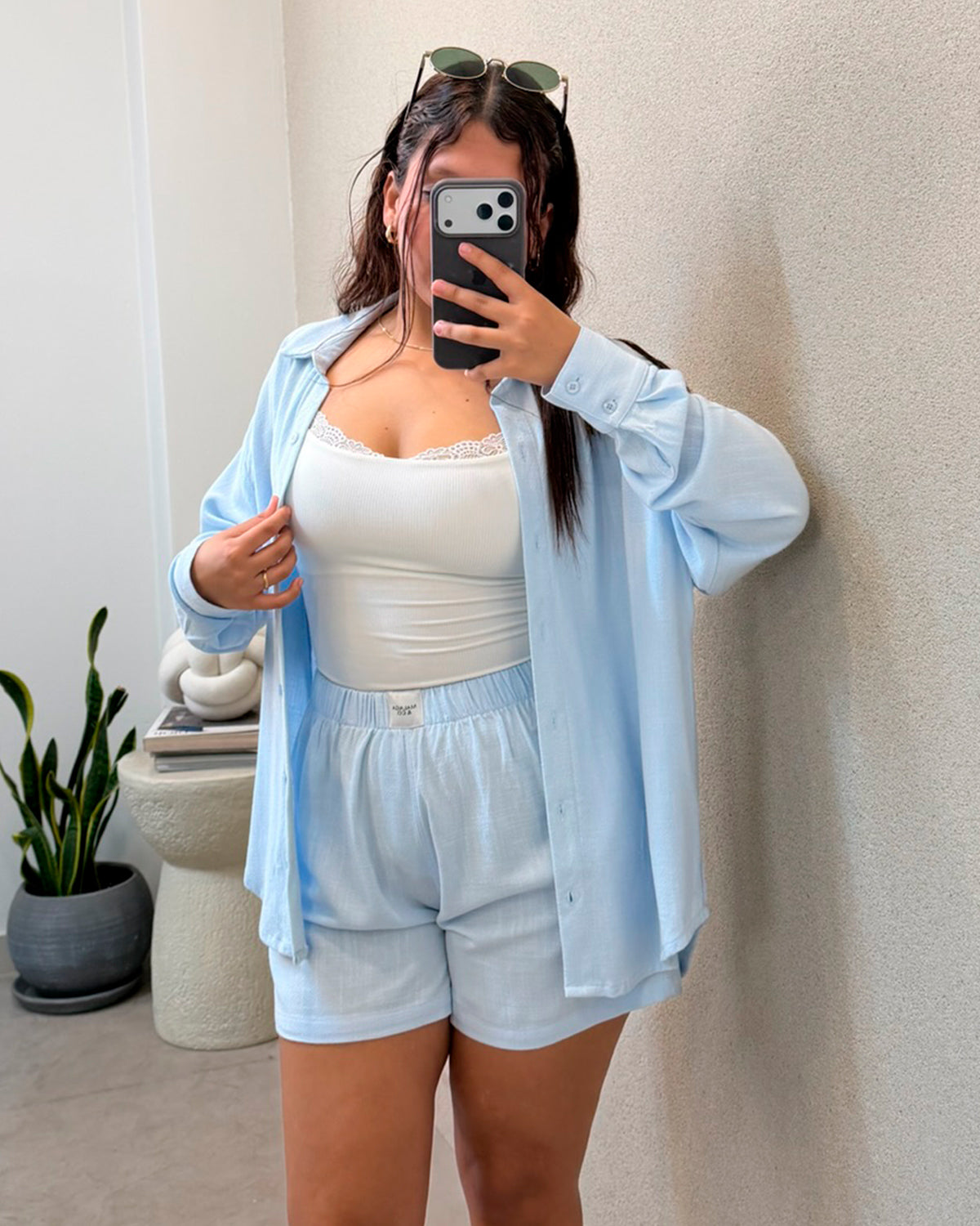 CAMISA OVERSIZE LINO