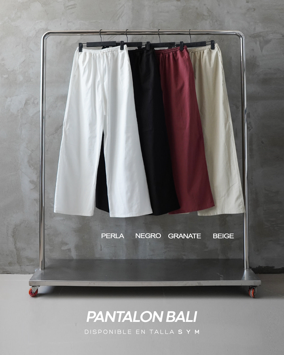 PANTALON BALI - PERLA