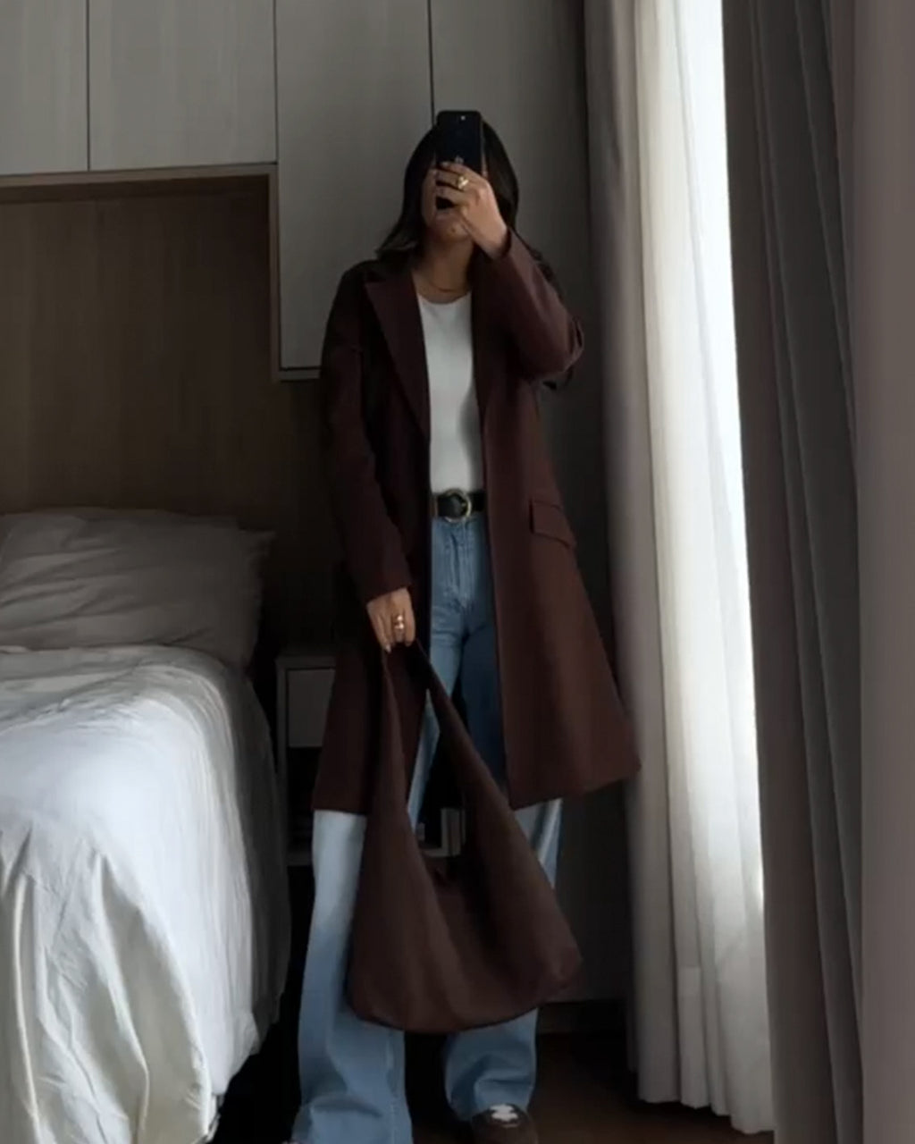 ABRIGO VALERIA - MARRON