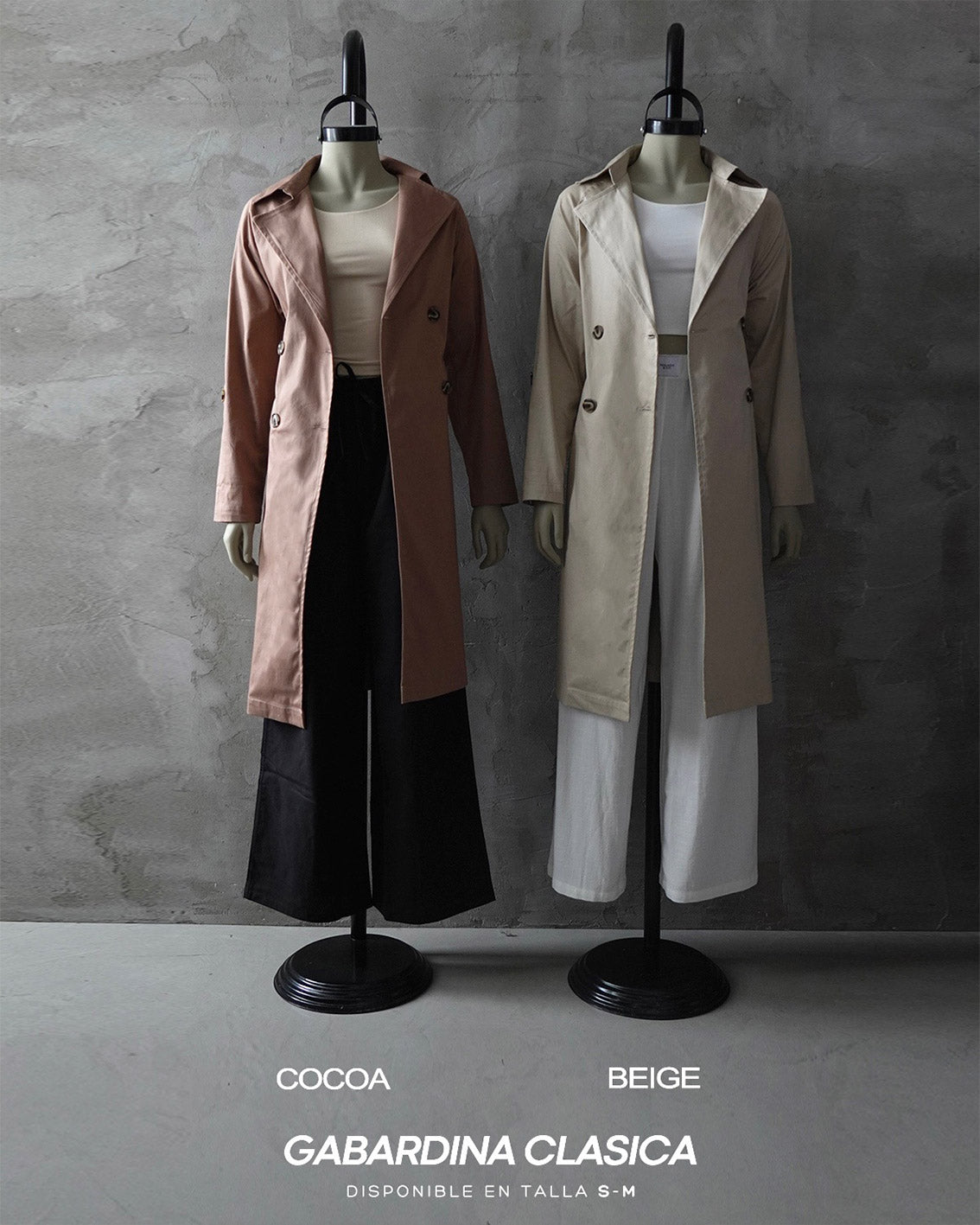 GABARDINA CLASICA - COCOA