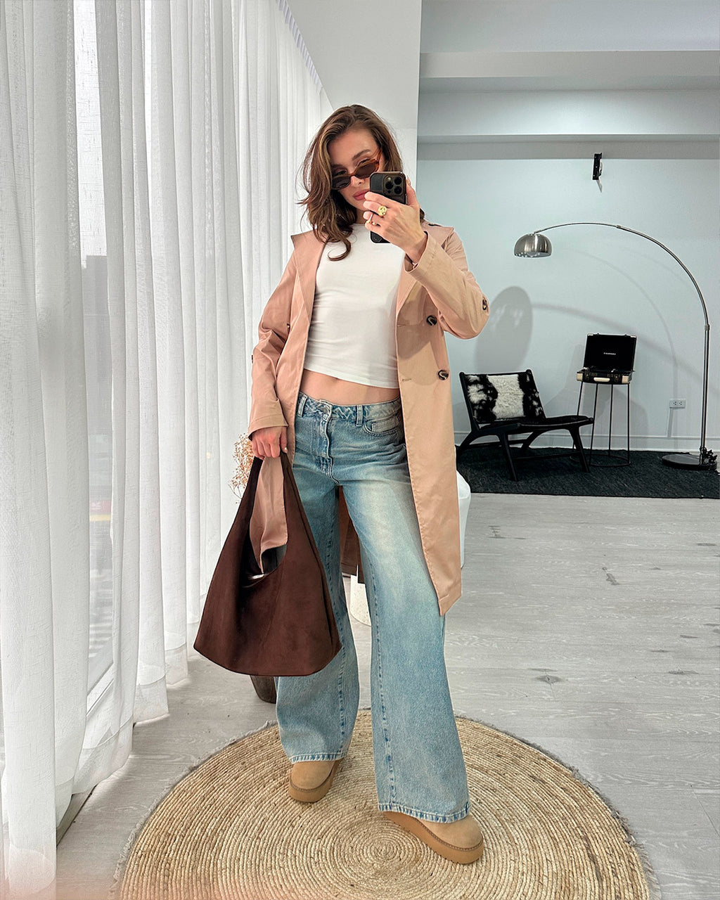 GABARDINA CLASICA - LATTE