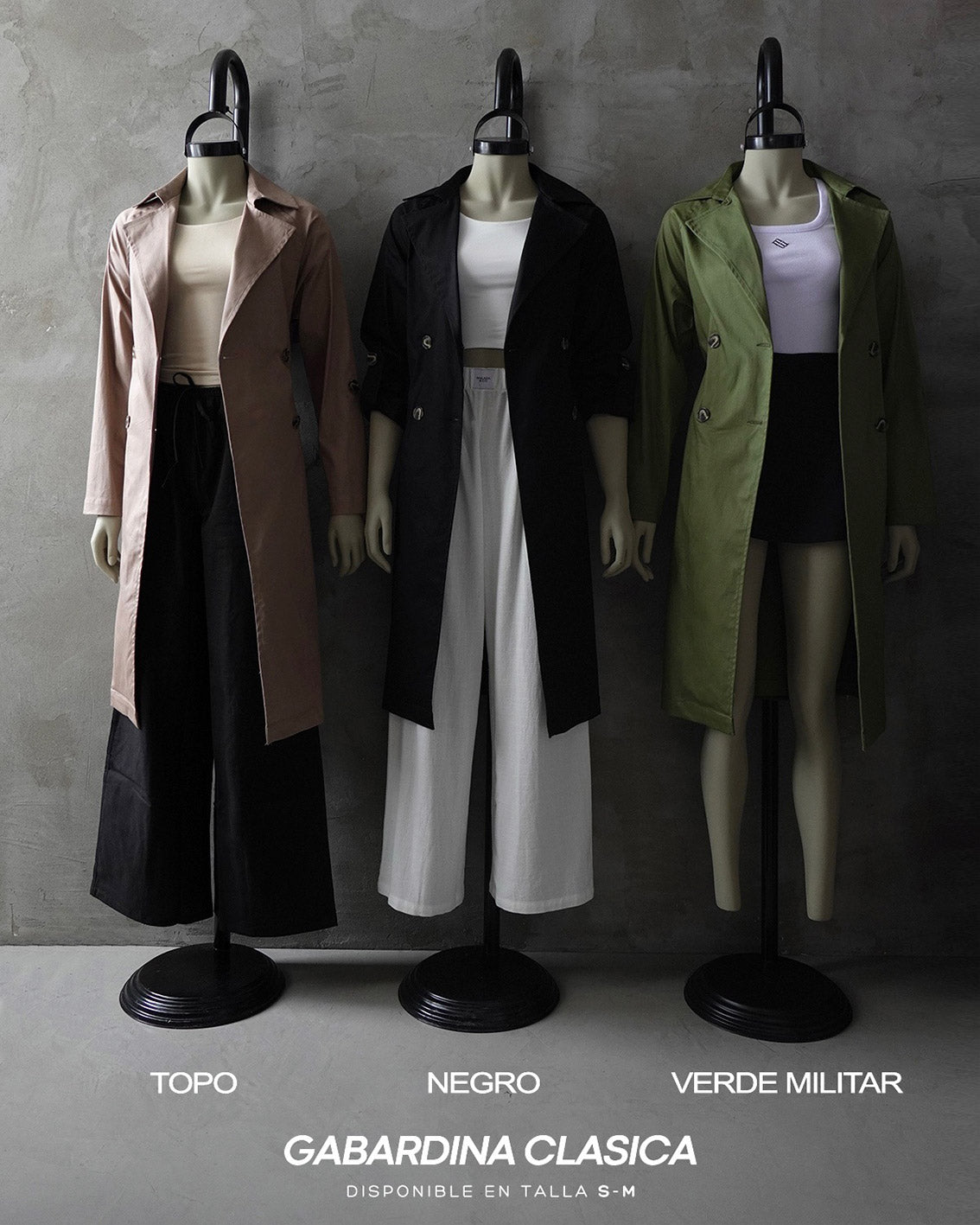 GABARDINA CLASICA - TOPO