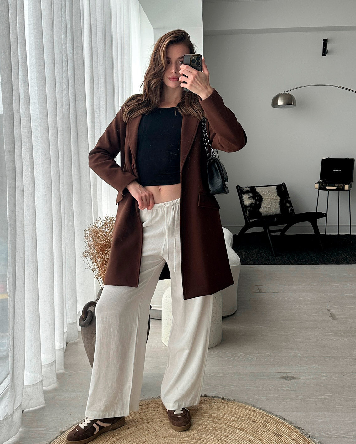 ABRIGO VALERIA - MARRON