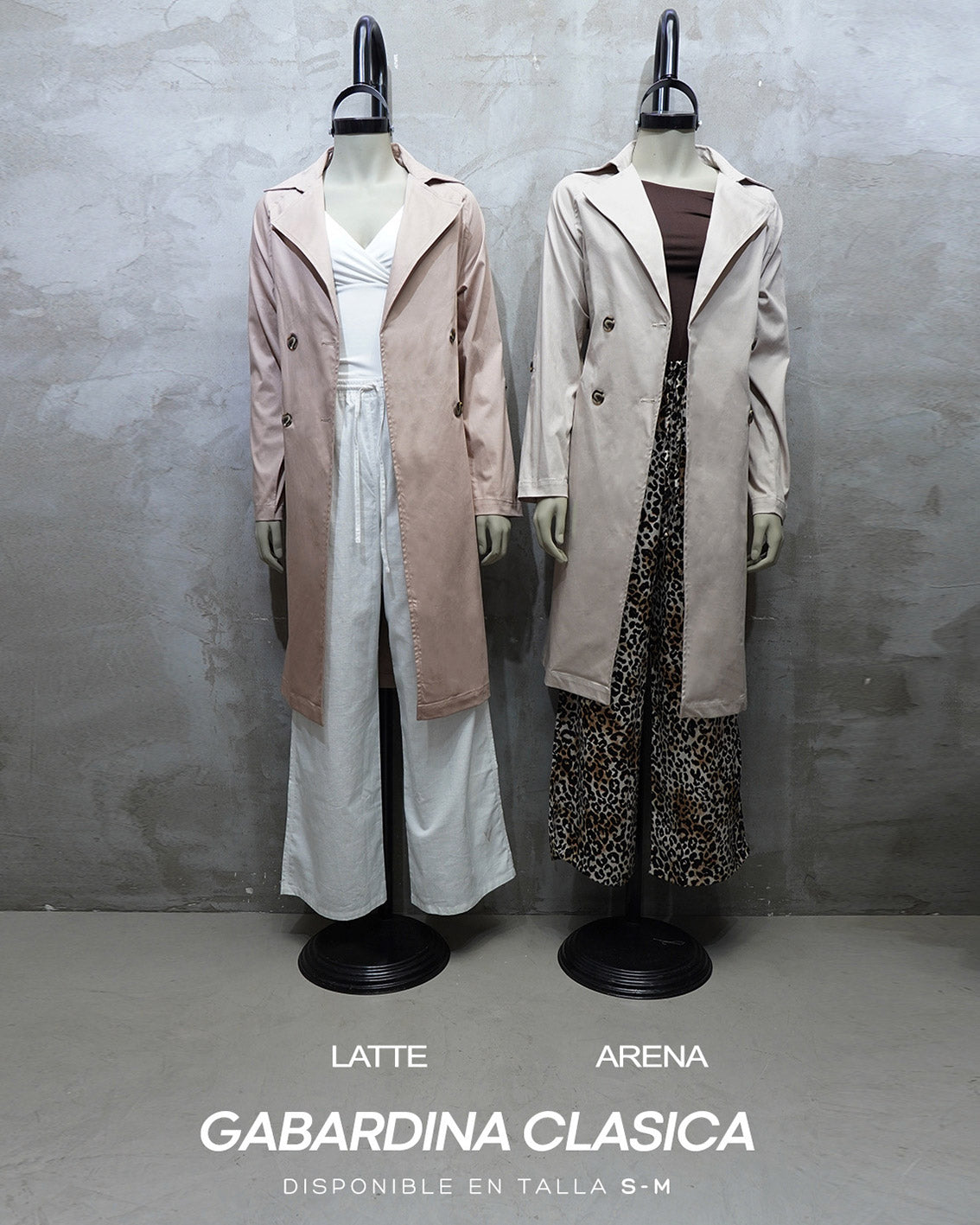 GABARDINA CLASICA - LATTE