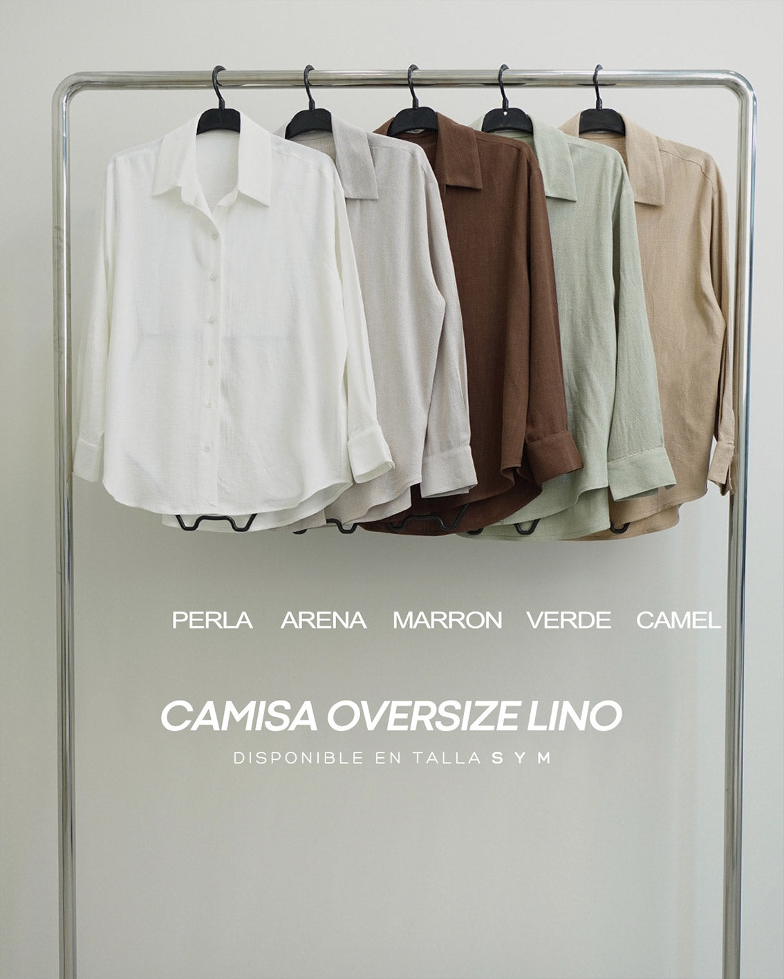 CAMISA OVERSIZE LINO - CAMEL