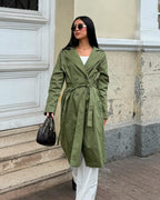 GABARDINA CLASICA - VERDE MILITAR